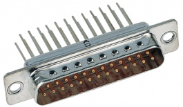 09670255607, D-Sub plug 25 Male Wire Wrap/Straight, Harting