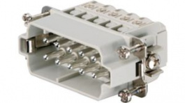 1650610000, Plug Insert, Size 2, 10 Poles, Screw, 250V, 16A, Weidmuller