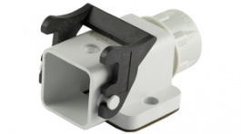 C146 10F003 500 4, Корпус: для разъемов HDC; C146; размер A3; с защелкой; пластик, Amphenol