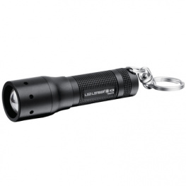 Key fob torch 4 x V13GA black, Фонарь-брелок черный, LED Lenser