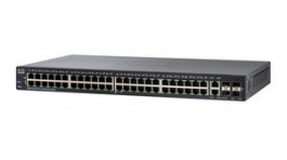 WS-C2960X-48LPD-L, PoE Switch, 10Gbps, 370W, RJ45 Ports 48, PoE Ports 48, Cisco Systems