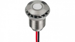 Q10F5SXXW24E, LED Indicator White 24 VDC, APEM