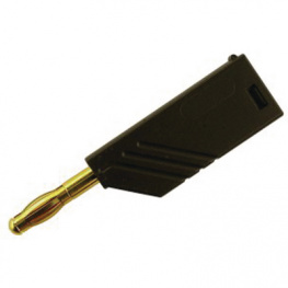 LAS N WS AU SCHWARZ / BLACK, Plug diam. 4 mm Black CAT I, SKS Kontakttechnik