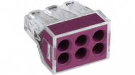 773-106 [50 шт], Socket terminal Poles%3D2 x 3, 0.75...2.5 mm, Wago