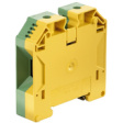 1717740000 WPE 35N terminal block earth, screw, clamping yoke, 2 poles, 16mm2