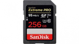 SDSDXXG-256G-GN4IN, Карта памяти; Extreme Pro; SD XC; 256ГБ; Считывание:95МБ/с; UHS I, Sandisk