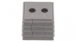 2584900000, Cable Grommet, 2 Inserts, 4 ... 5mm, TPE, Grey, Weidmuller