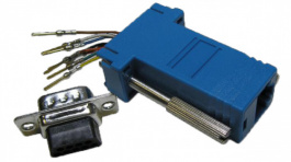 DA9-PMJ8-B-K, Adaptor D-Sub male to RJ45 9P, MH Connectors