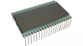 THE 129-RS-20/12,2, 7-segment LCD 10.2 mm 1 x 5, Display Elektronik