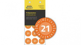 6945-2021, Inspection Plate Peel Proof Film 20mm Orange, Zweckform