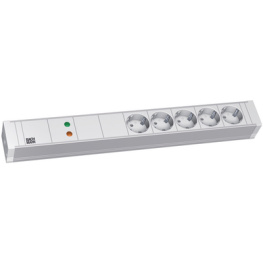 333.602, Outlet strip 5 Schuko - 2 m, Bachmann