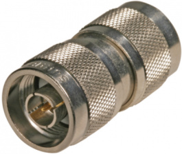 32 N-50-0-1/133 NE, Straight Adapter, N Plug - N Plug, 50Ohm, Huber+Suhner