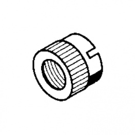 71 14 KNURLED NUT, Fixing ring 1 p., Weller