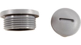 HPM25 SL [10 шт], Blanking Plug, M25 x 1.5, Polyamide 6, Slate, Alpha Wire