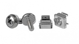 CABSCREWM5 [50 шт], Startech Mounting Screws and Cage Nuts for use with Server Racks and Cabinets M5 x 12mm, 50 Pack, StarTech.com