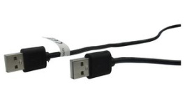 RND 765-00076, USB A Plug to USB A Plug Cable 4.5m Black, RND Connect