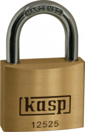 K12525A1, Padlock brass 25 mm, Kasp