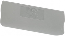 3040083, End plate, grey, Phoenix Contact