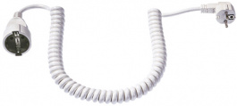 672.281, Exstension cable Type F (CEE 7/4) Type F (CEE 7/3) 4 m, Bachmann