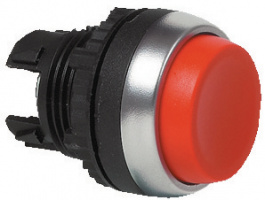 L21AB01, Pushbutton, Raised, Red, Baco