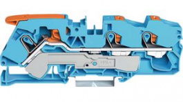 2116-5304, Feedthru Terminal, Cage Clamp, 3 Poles, 0.5 ... 16mm\x1a, Wago