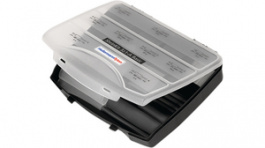 ShrinKit 321-A Basic PO-X BK/CL, Heat Shrink Tubing Kit 3:1 Polyolefin, Cross-Linked (POX) Tr, HellermannTyton