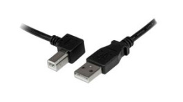 USBAB2ML, USB Cable Left Angle USB-A Plug - USB-B Plug 2m USB 2.0 Black, StarTech.com