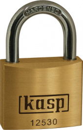 K12530D, Padlock brass 30 mm, Kasp