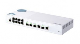 QSW-M408-2C, Ethernet Switch, RJ45 Ports 12, Fibre Ports 4SFP+, 10Gbps, Managed, Qnap