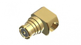 26 SMP-50-2-2/111 NE, RF Connector, SMP, Beryllium Copper, Socket, Right Angle, 50Ohm, Huber+Suhner