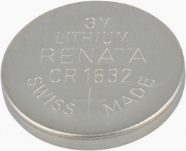 CR1632, Батарея: литиевая; 3В; CR1632; O16x3,2мм; 125мАч, Renata