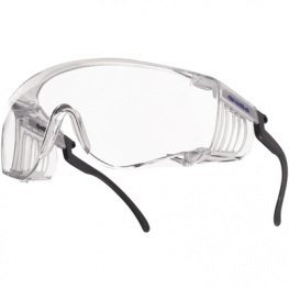 SQUALE CLEAR, Protective goggles Black EN 166 Optical class-1 2C-1.2 100%, Bolle Safety