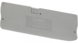3042175, D-ST 2,5-QUATTRO/4P End plate, Grey, Phoenix Contact