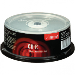 18646, CD-R 700 MB Spindle of 25, Imation