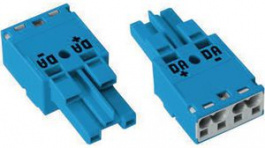 770-1102, Distribution connector 5p, 0.5...4 mm2 Blue, Wago