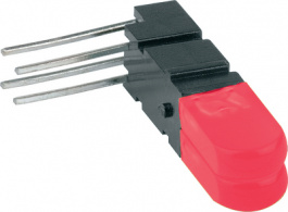 1802.2231, LED; в корпусе; красный; Кол-во диод: 2; 20мА; 100°; 40?80мкд, Mentor