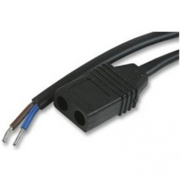 LZ 120, Провод: питающий, для вентиляторов; Вилка: прямая; 0,61м, Ebmpapst