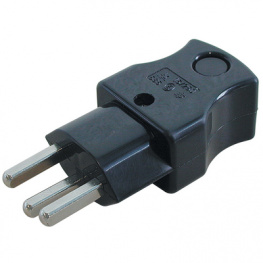 14 9648, Mains Plug Black CH&nbsp;&nbsp;/ Type 23, Steffen