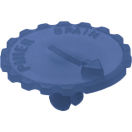 5034 BLUE, Knurled head for trimmer PT 10 blue, Piher