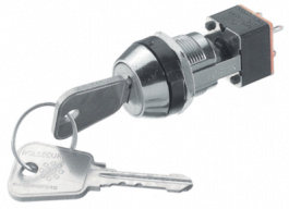 MSL8609A, Key-Operated Switch Poles2 On-Off, Lorlin