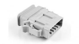 ATM06-12SA-SR1GY, Housing, Receptacle, 2 Rows, 12 Poles, Grey, Amphenol