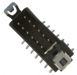 M80-8281442, Pin header dual-row 2x7P, Harwin