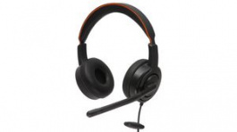 AXH-V45UCD, NC Headset, Voice UC45, Stereo, On-Ear, 20kHz, Stereo Jack Plug 3.5 mm/USB, Black, Axtel
