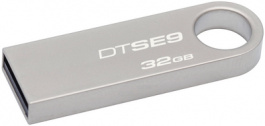 DTSE9H/32GB, USB Stick DataTraveler SE9 32 GB aluminium, Kingston