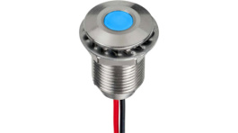 Q10F5SXXB24E, LED Indicator Blue 24 VDC, APEM