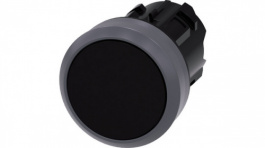 3SU1030-0AB10-0AA0, SIRIUS ACT Push-Button front element Metal, matte, black, Siemens
