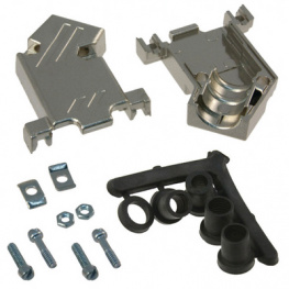 3357-6509-1C, D-Sub metallized hood Poles 9, 3M