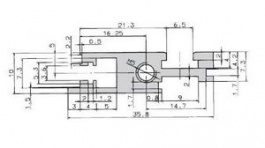 30837-547, Module Din Rail x 431.8 mm, Schroff