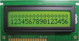 DEM 16217 SYH-LY-CYR22, Dot matrix LCD display 5.55 mm 2 x 16, Display Elektronik
