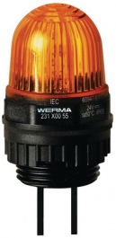 23130055, Установочное осветительное устройство на СИДах, 22.5 mm, желтый, WERMA Signaltechnik